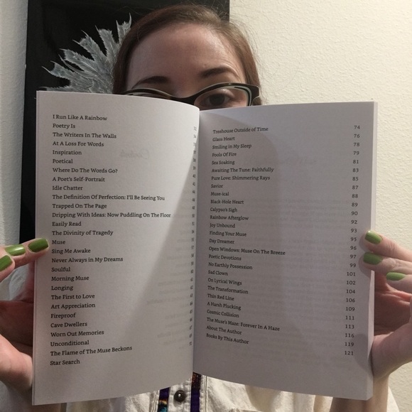 Personalized signed copy of self published book of poetry Rhythm and Muse - Picture 4 of 7